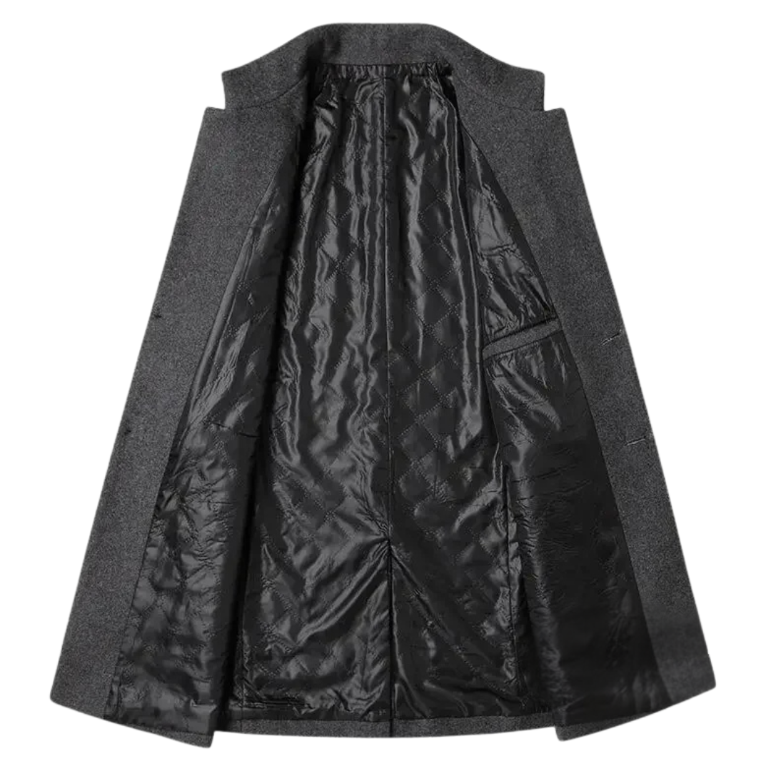 Michelle Moore | Men's Cashmere-Wool Trench Coat