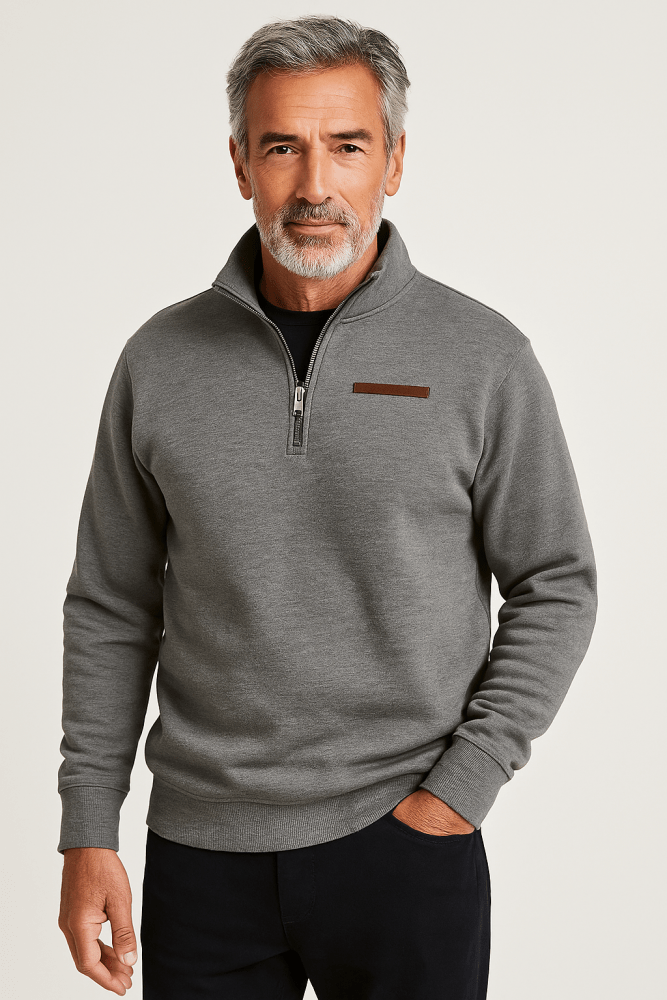 Michelle Moore | Men's Casual Fleece Sweater
