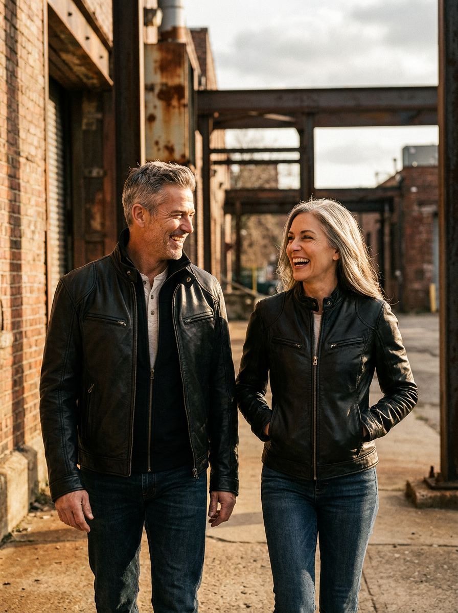 Michelle Moore | Casual Leather Jacket