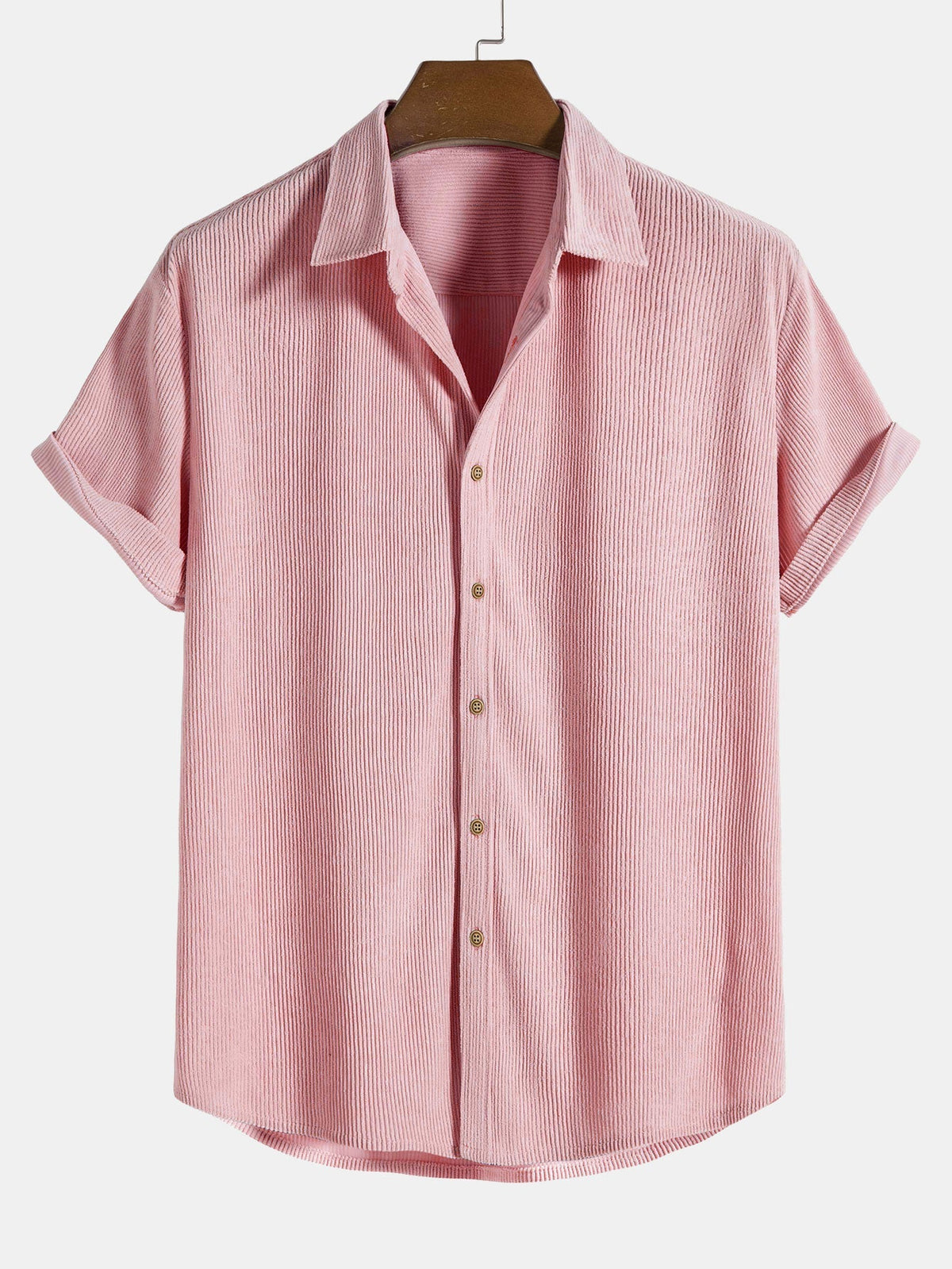 Michelle Moore | Short-Sleeve Corduroy Shirt & Shorts Set