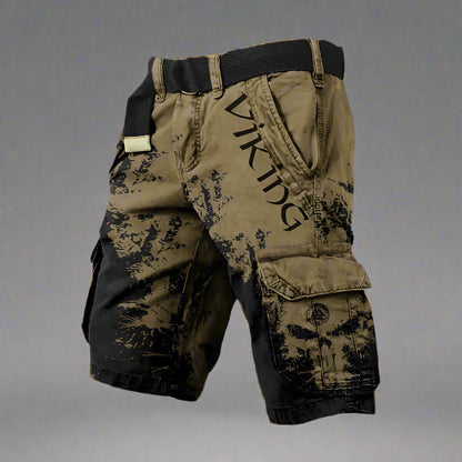 Michelle Moore | Viking-Print Cargo Shorts