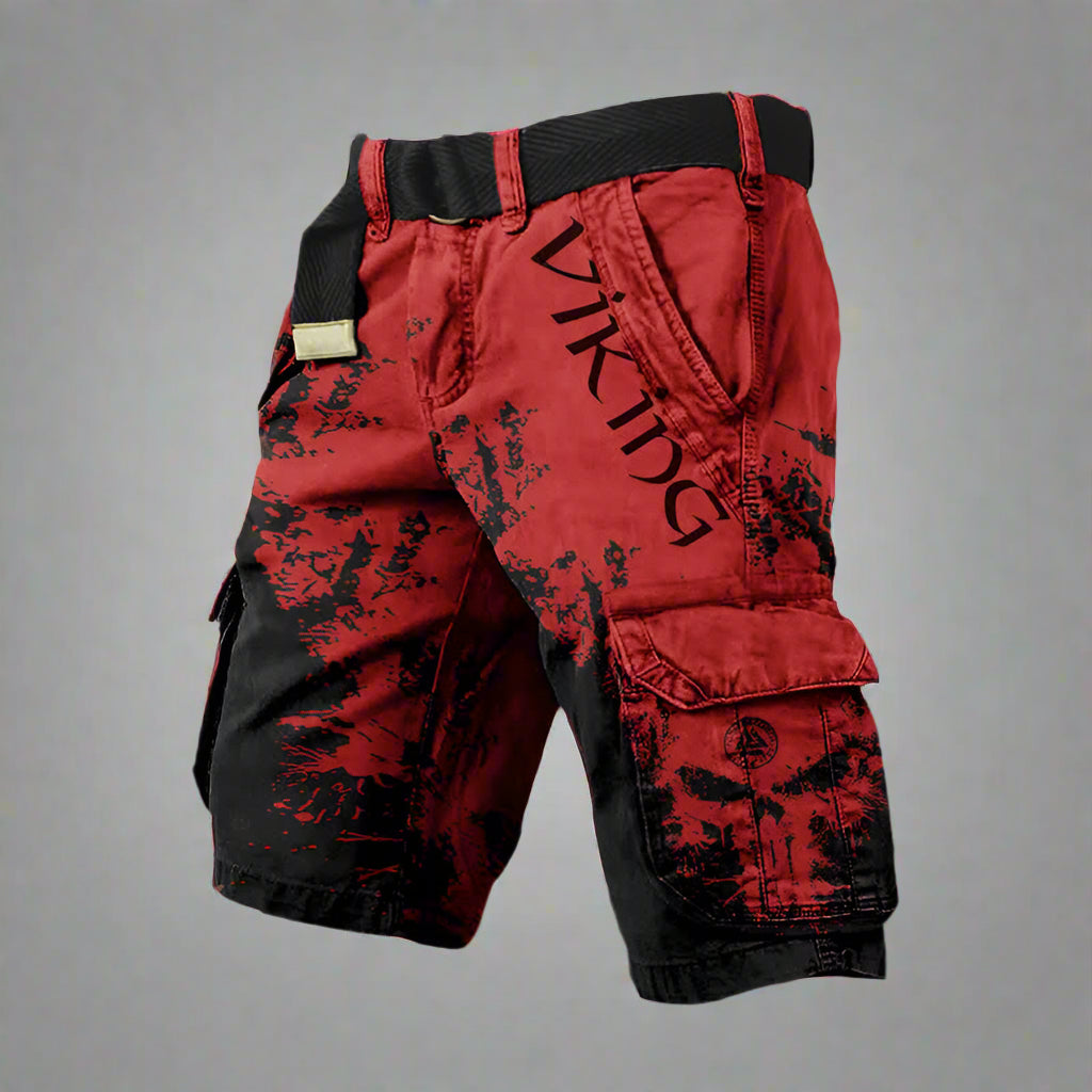 Michelle Moore | Viking-Print Cargo Shorts