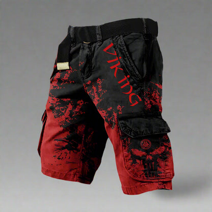 Michelle Moore | Viking-Print Cargo Shorts