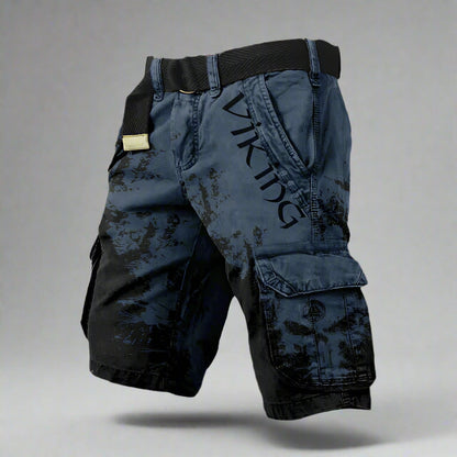 Michelle Moore | Viking-Print Cargo Shorts