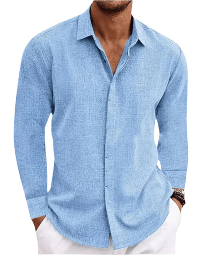 Michelle Moore | Casual Linen-Blend Shirt