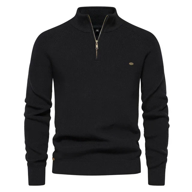 Michelle Moore | Knit Zip-Up Sweater