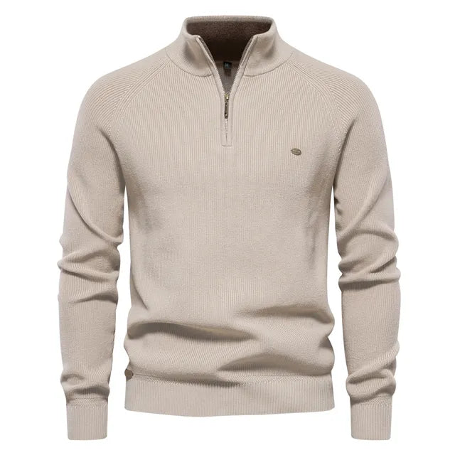 Michelle Moore | Knit Zip-Up Sweater