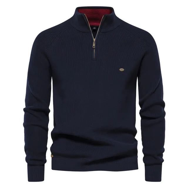 Michelle Moore | Knit Zip-Up Sweater