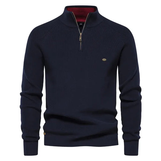 Michelle Moore | Knit Zip-Up Sweater