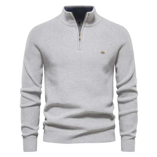 Michelle Moore | Knit Zip-Up Sweater