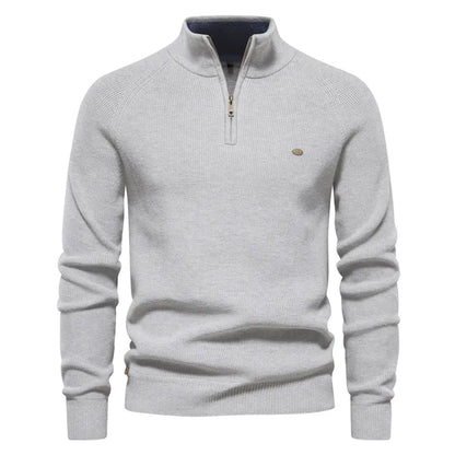 Michelle Moore | Knit Zip-Up Sweater