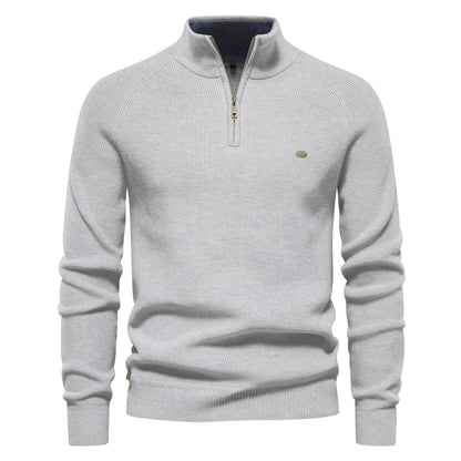 Michelle Moore | Knit Zip-Up Sweater