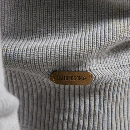 Michelle Moore | Knit Zip-Up Sweater