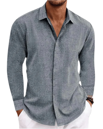 Michelle Moore | Casual Linen-Blend Shirt