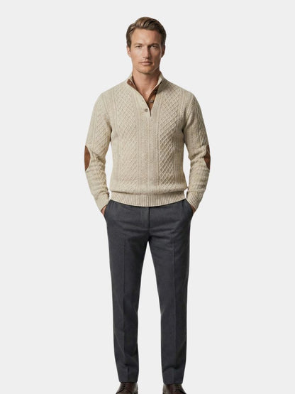 Michelle Moore | Classic High-Neck Pullover