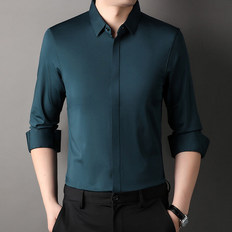 Michelle Moore | Men's Wrinkle-Free Stretch Dress Shirt