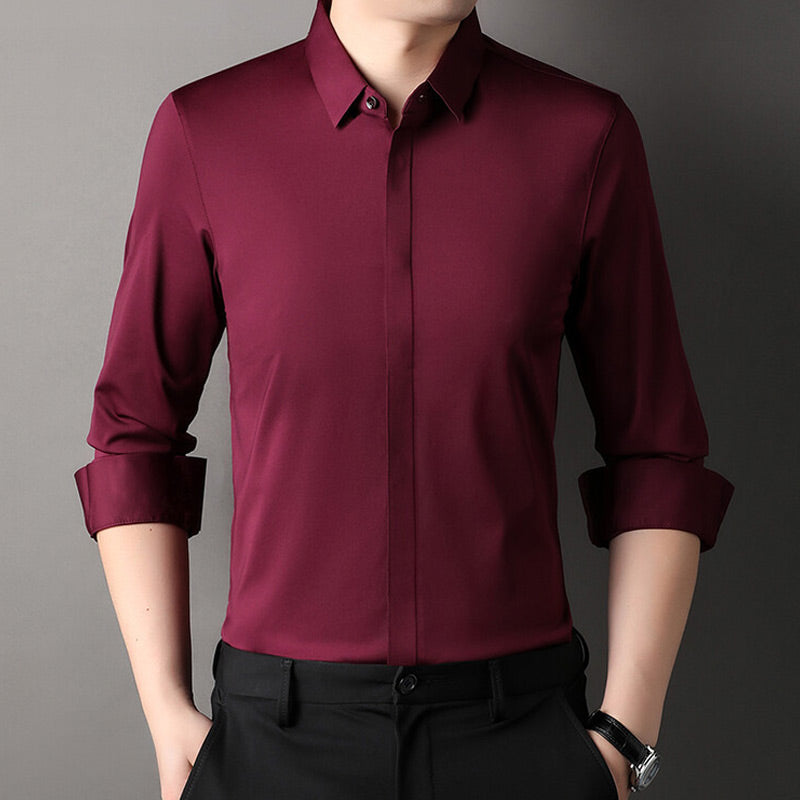 Michelle Moore | Men's Wrinkle-Free Stretch Dress Shirt
