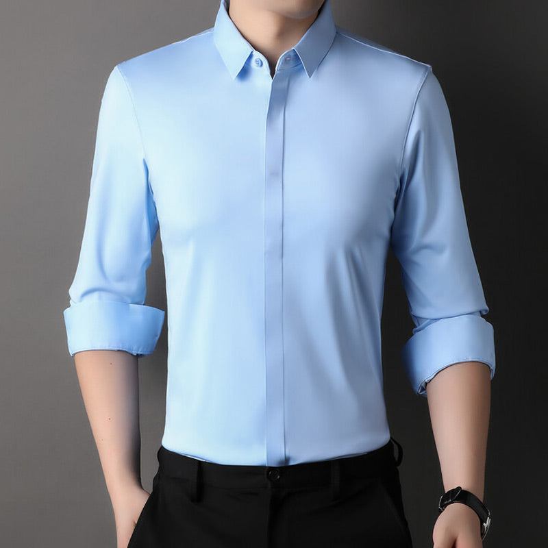 Michelle Moore | Men's Wrinkle-Free Stretch Dress Shirt