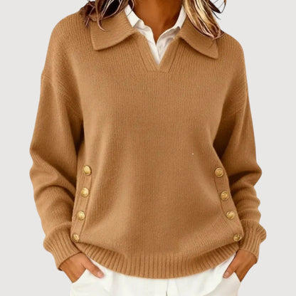 AIRA – BUTTON DETAIL SWEATER