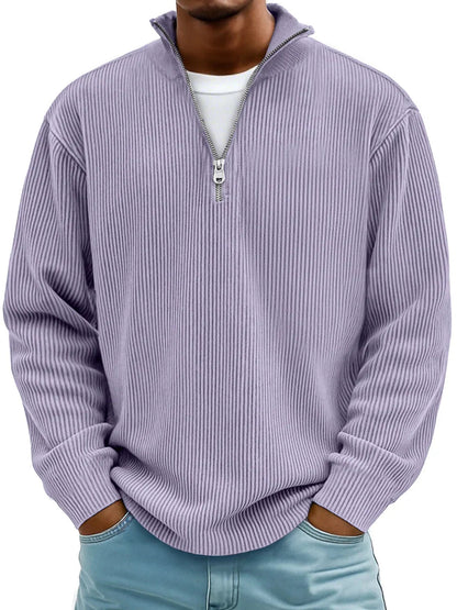 Michelle Moore | Trendy Half-Zip Sweater