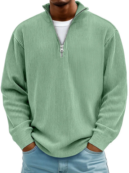 Michelle Moore | Trendy Half-Zip Sweater