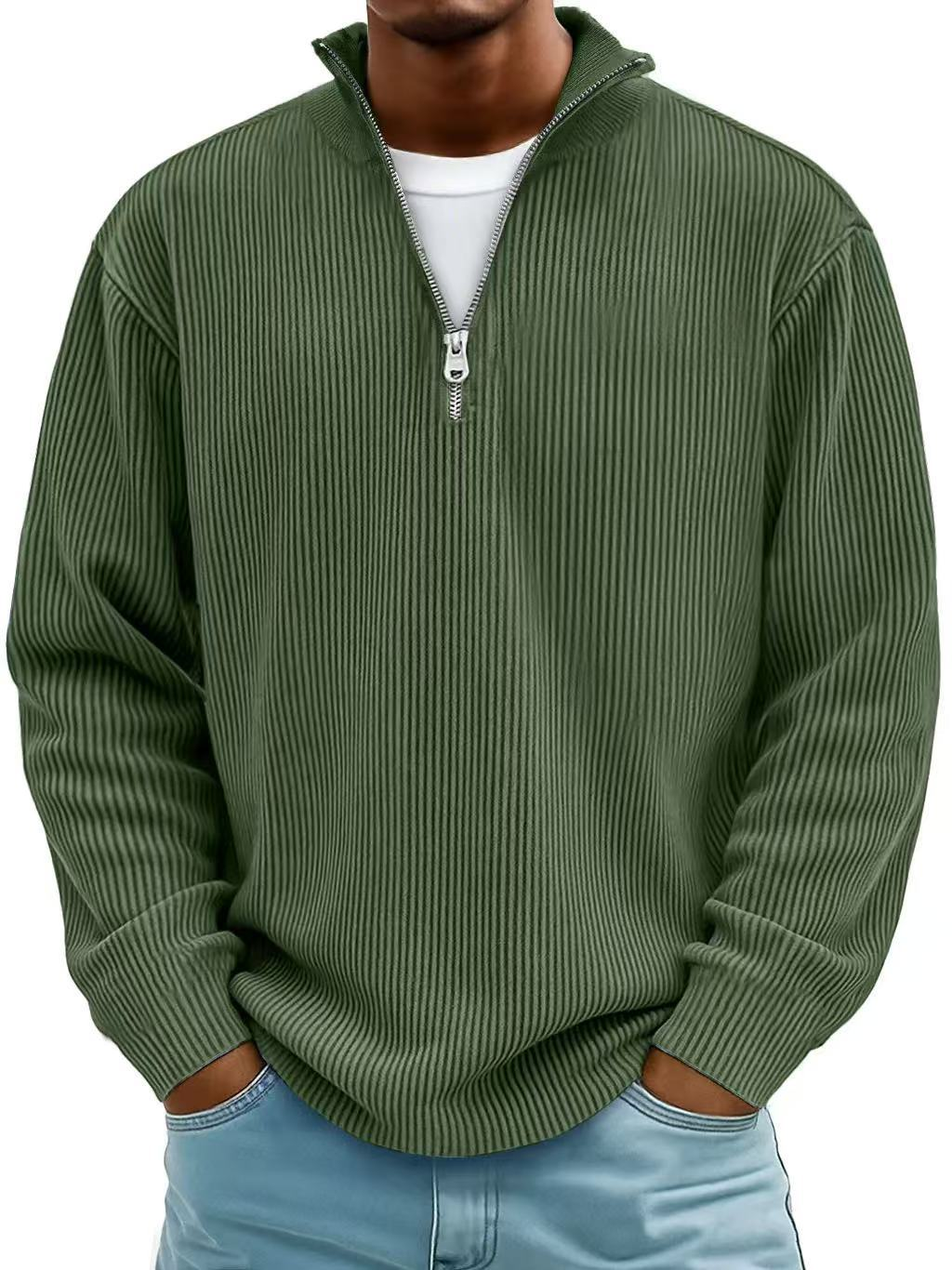 Michelle Moore | Trendy Half-Zip Sweater