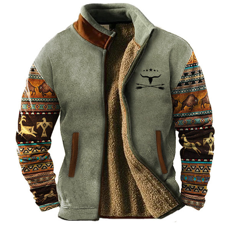 Michelle Moore | Men's Casual Fleece Jacket