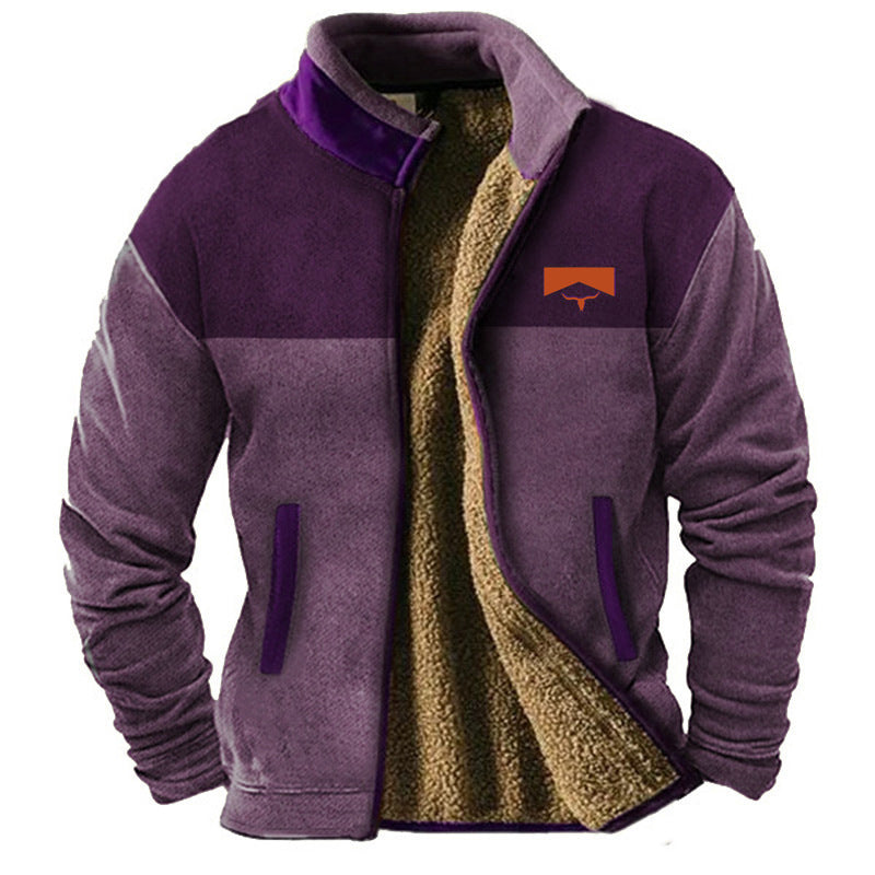 Michelle Moore | Men's Casual Fleece Jacket