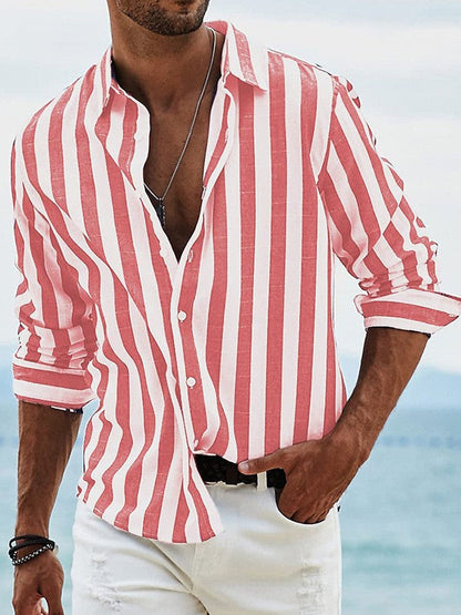Michelle Moore | Riviera Striped Shirt