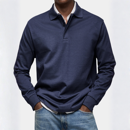 Michelle Moore | Luxury Long-Sleeve Polo