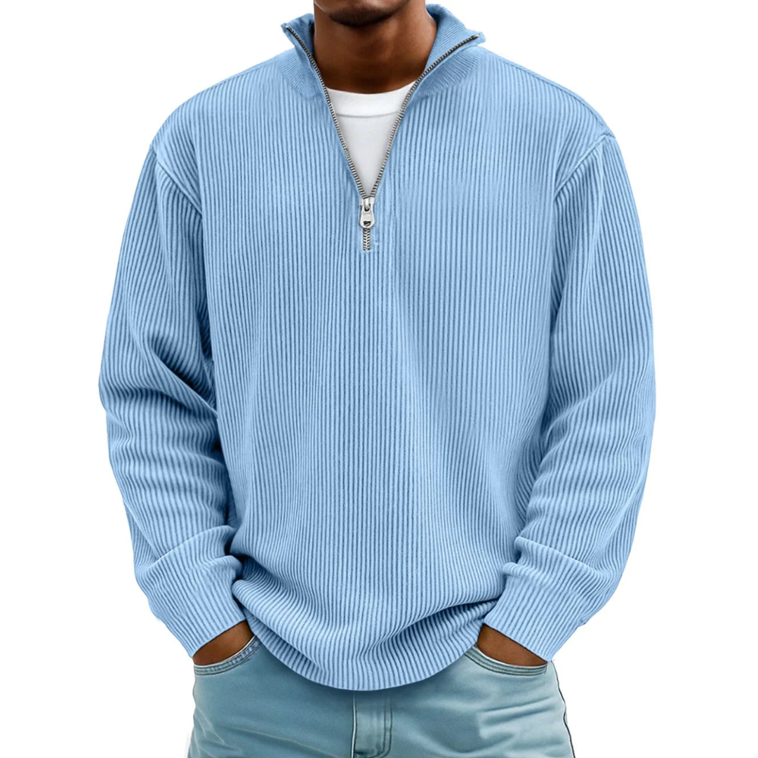 Michelle Moore | Trendy Half-Zip Sweater
