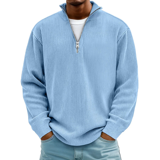 Michelle Moore | Trendy Half-Zip Sweater