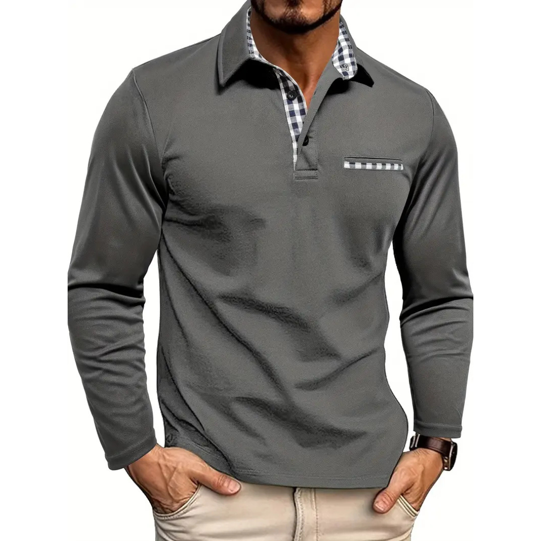 Michelle Moore | Long-Sleeve Polo Shirt