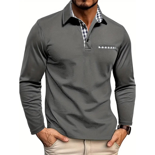 Michelle Moore | Long-Sleeve Polo Shirt