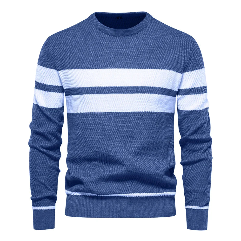 Michelle Moore | Men's Striped Sweater