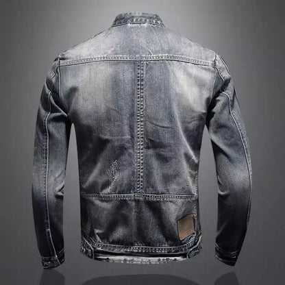 Michelle Moore | Relaxed Biker Denim Jacket