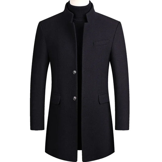 Michelle Moore | Men's Cashmere-Wool Trench Coat