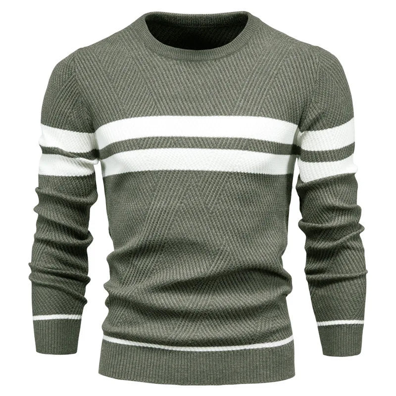 Michelle Moore | Men's Striped Sweater
