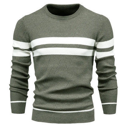 Michelle Moore | Men's Striped Sweater