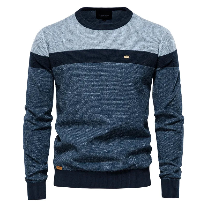 Michelle Moore | Refined Men's Cotton Sweater