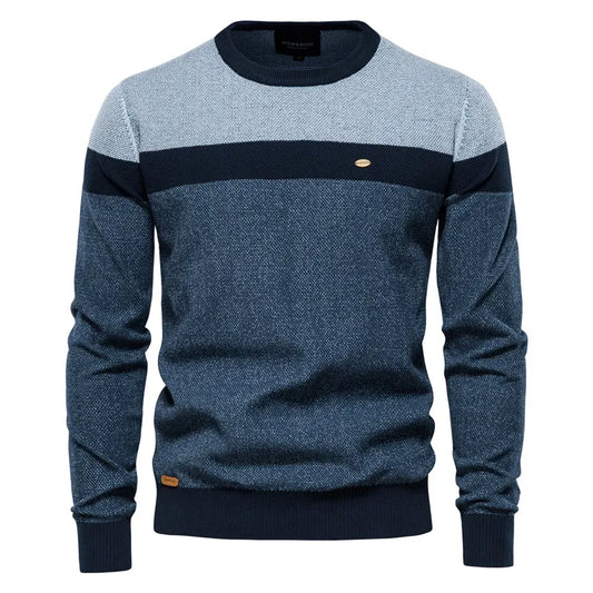 Michelle Moore | Refined Men's Cotton Sweater