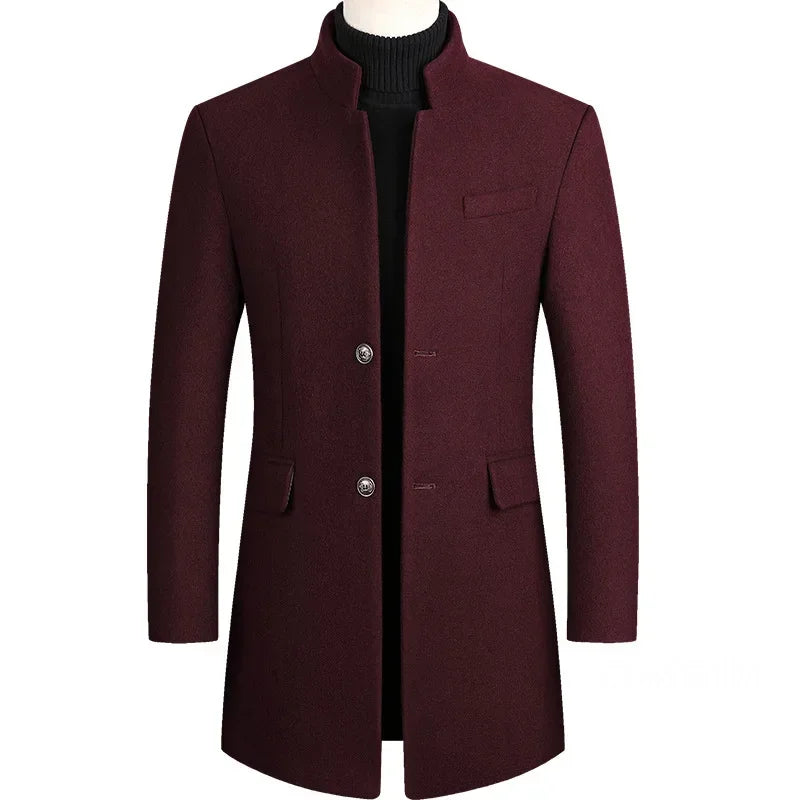 Michelle Moore | Men's Cashmere-Wool Trench Coat