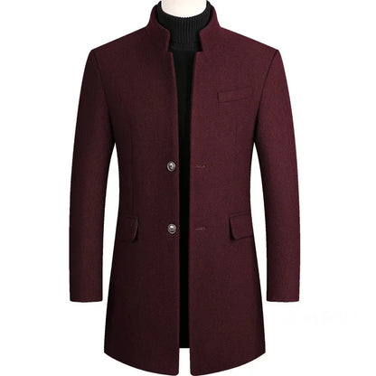 Michelle Moore | Men's Cashmere-Wool Trench Coat