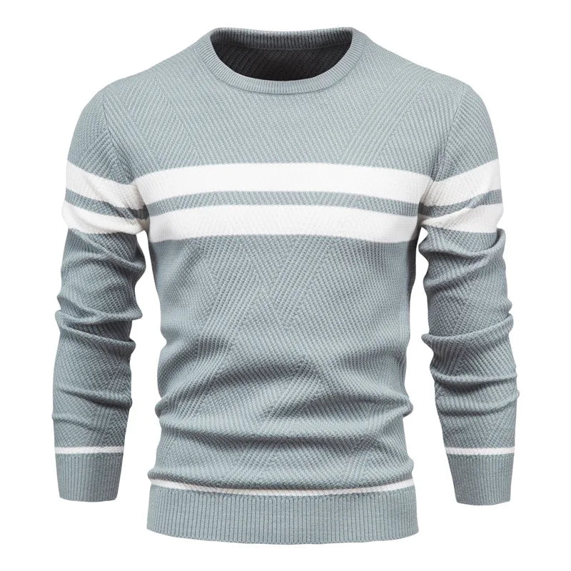 Michelle Moore | Men's Striped Sweater