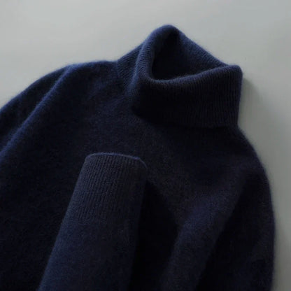Olivia | Merino Wool Turtleneck Sweater