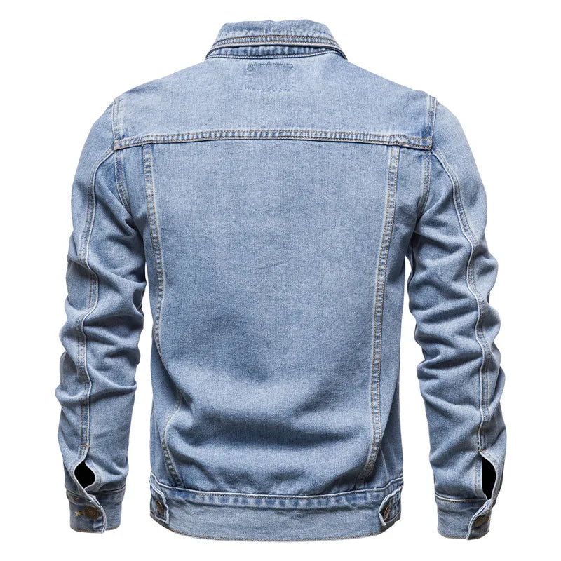 Michelle Moore | Denim Biker Jacket