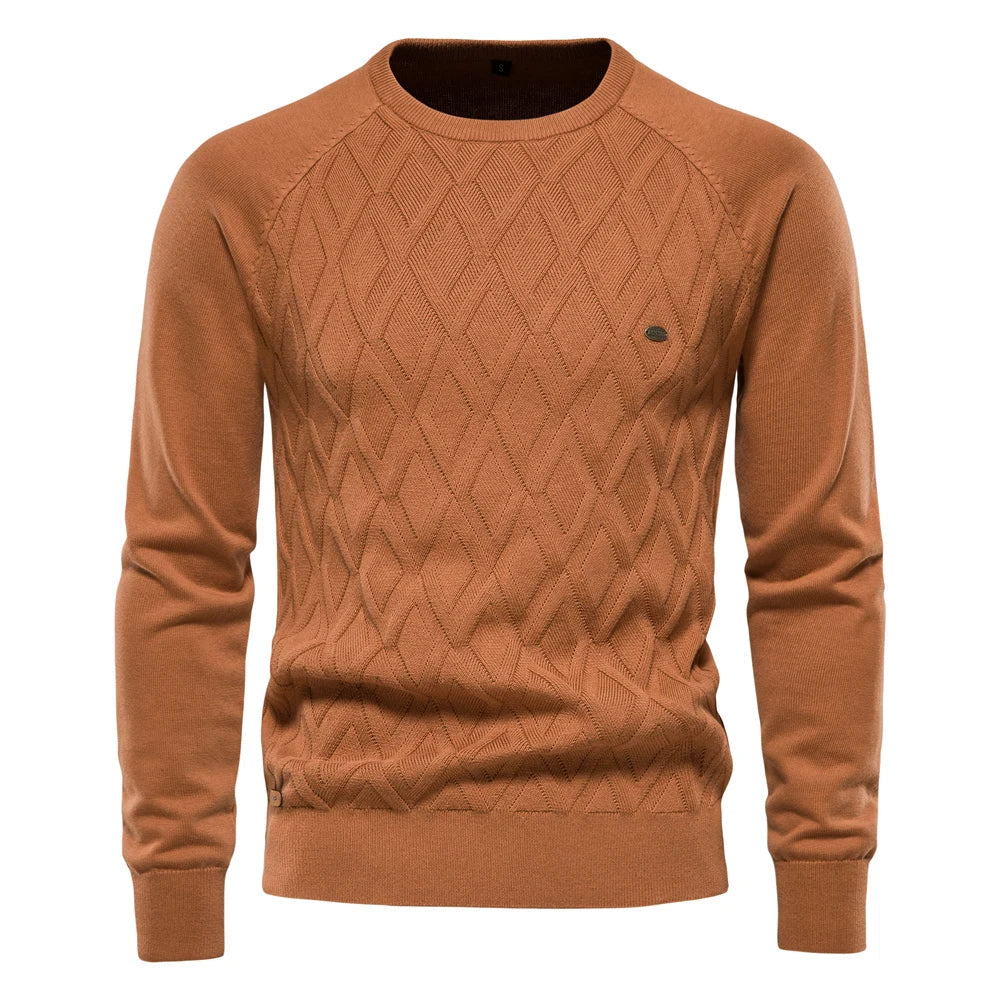 Michelle Moore | Men's Check-Pattern Sweater