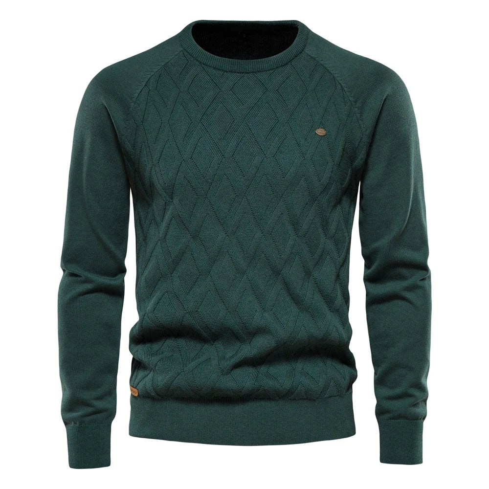 Michelle Moore | Men's Check-Pattern Sweater