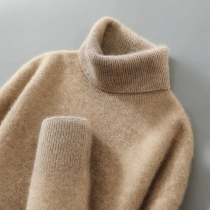 Olivia | Merino Wool Turtleneck Sweater
