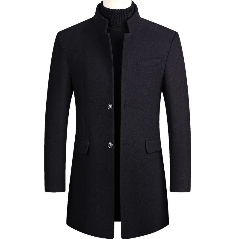 Michelle Moore | Men's Cashmere-Wool Trench Coat